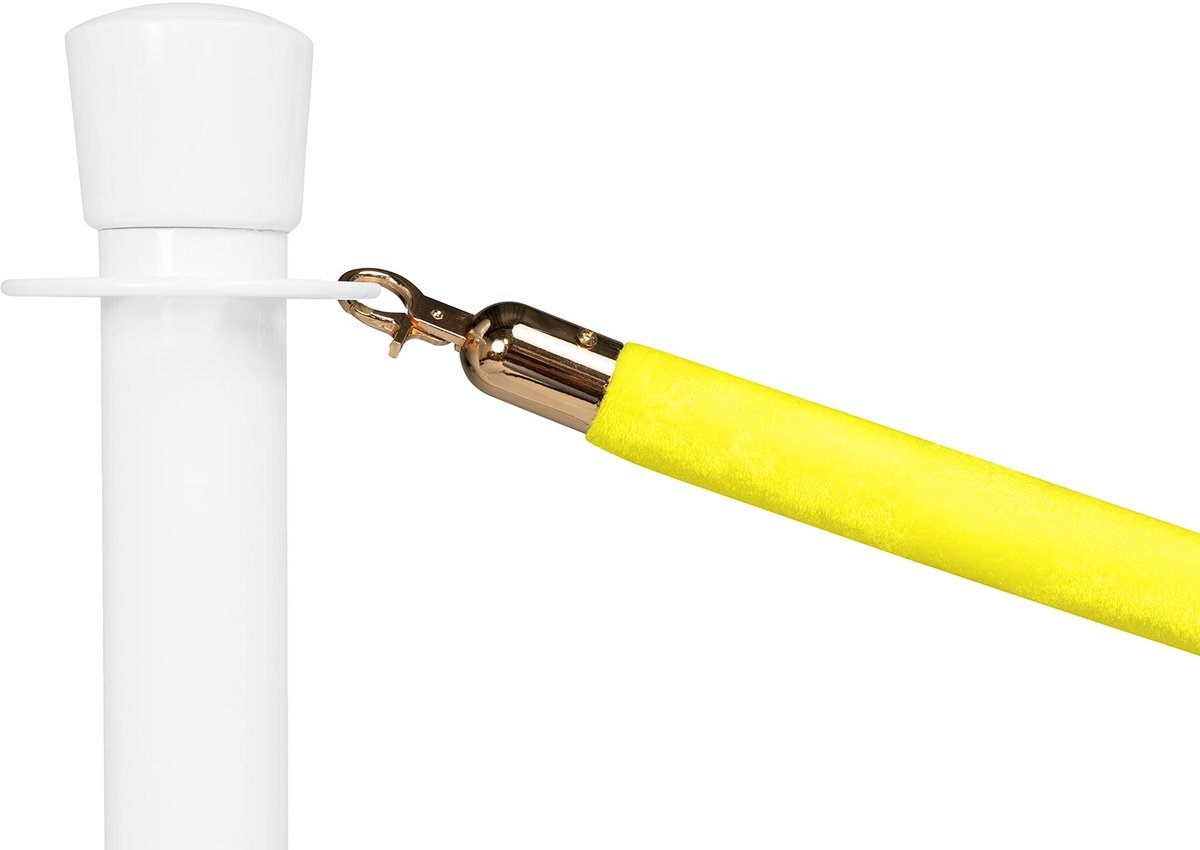   | Afzetkoord Velours | Messing - Geel